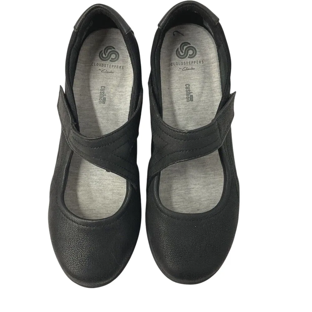 Cloudsteppers by Clarks Mary Jane Comfort Shoes Cushioned Black Size US 9 UK 6.5 - Image 3