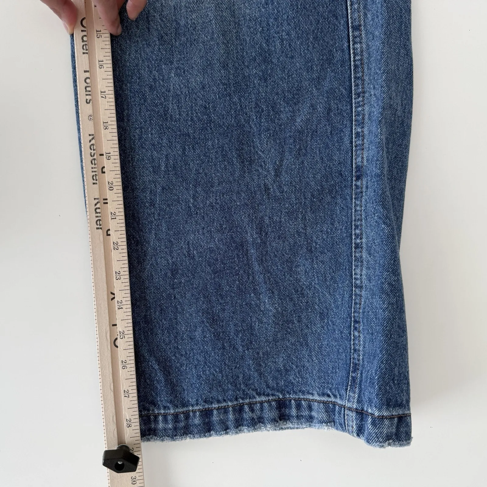 Empyre Jeans Womens 2 Blue Wide Leg Baggy Barrel Y2K Skater Streetwear Denim - Image 10