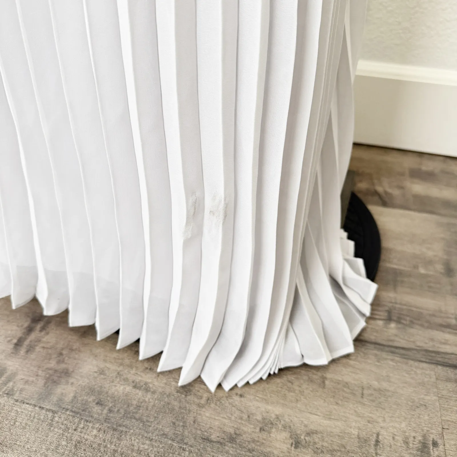 [Express] Oyster Mushroom Twist Front Pleated One-Shoulder Maxi Dress NWT Sz XL - Image 10