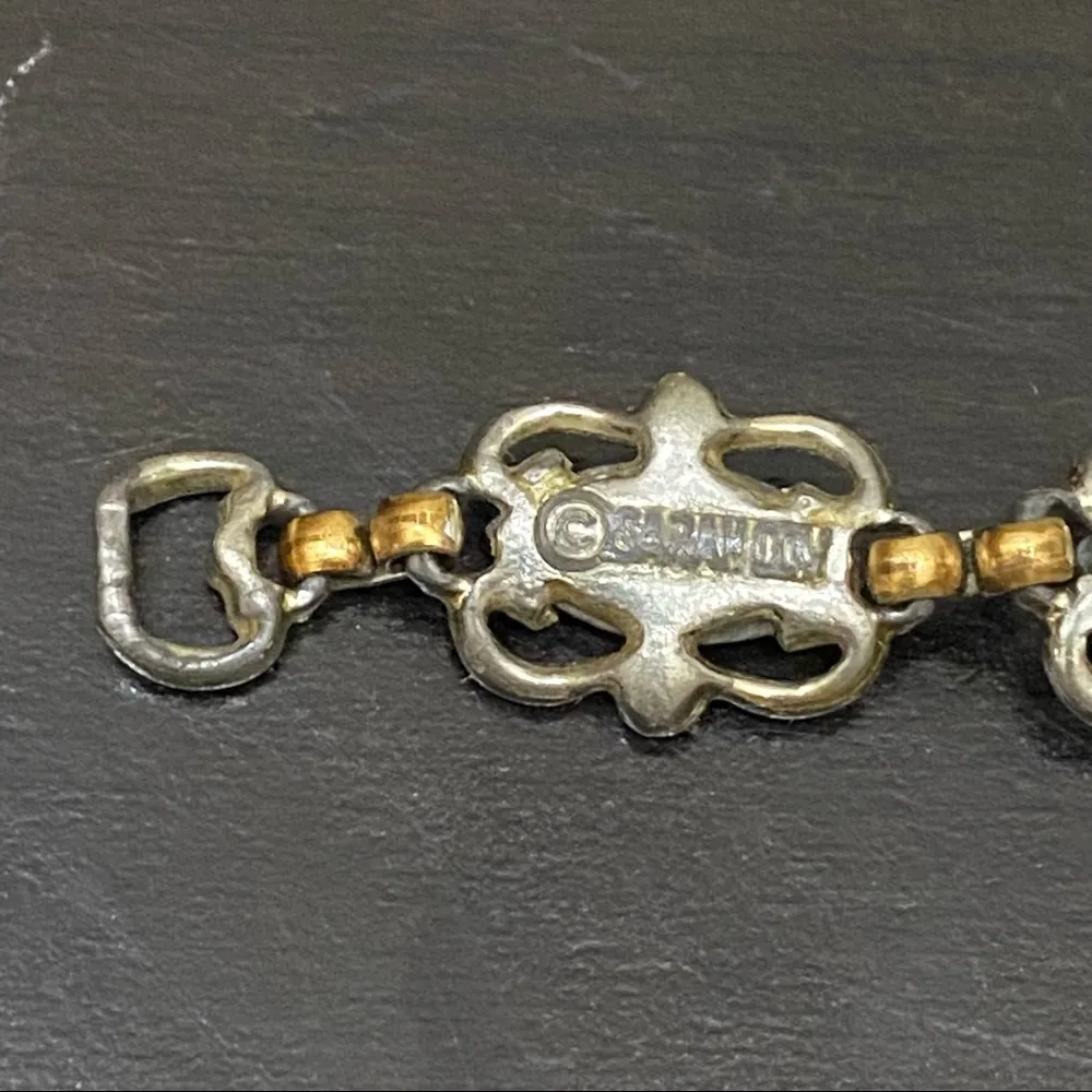 Vintage Sarah Coventry Sabrina Fair Demi Parure Watermelon Navette Bracelet - Image 16