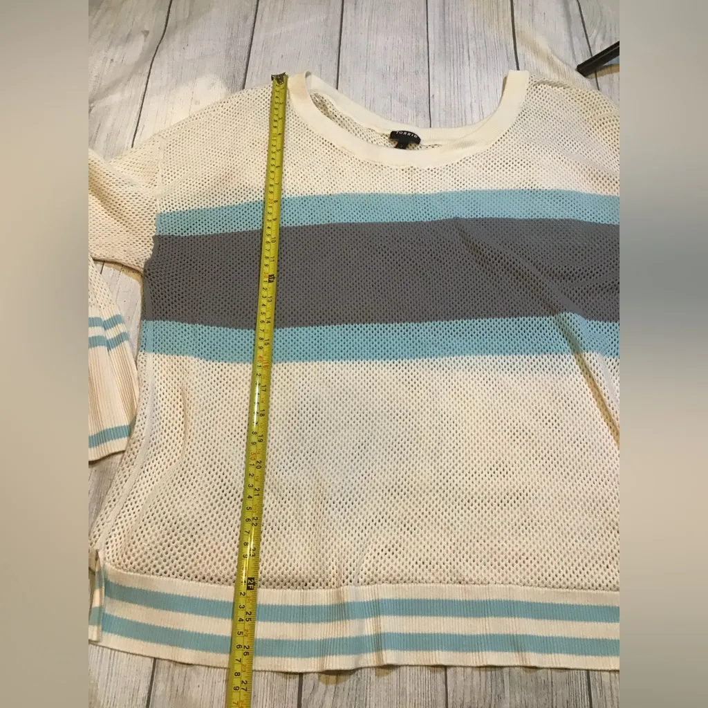 Torrid woman sheer hollow out Long sleeve pullover sweater size 3xl - Image 4