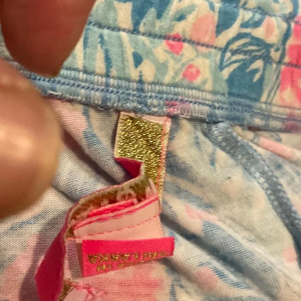 Lily Pulitzer ruffled my little‎ peony shorts Blue - Image 2