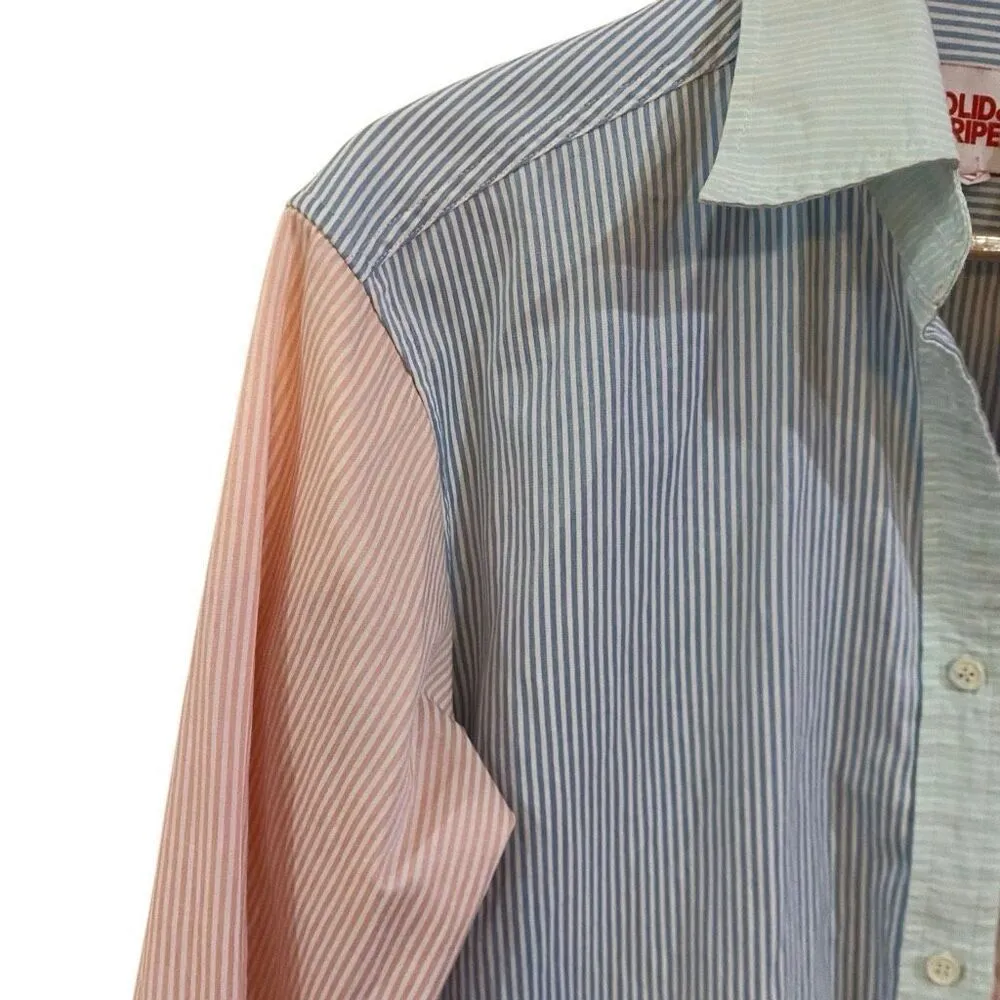 Solid & Striped  Oxford tunic mixed stripe XS - Image 7