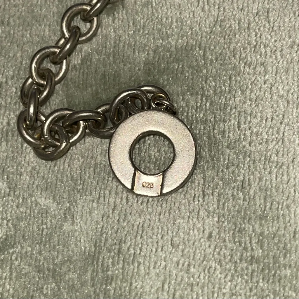 Tiffany & Co. Vintage Serling Silver Toggle Chain Bracelet - Image 5