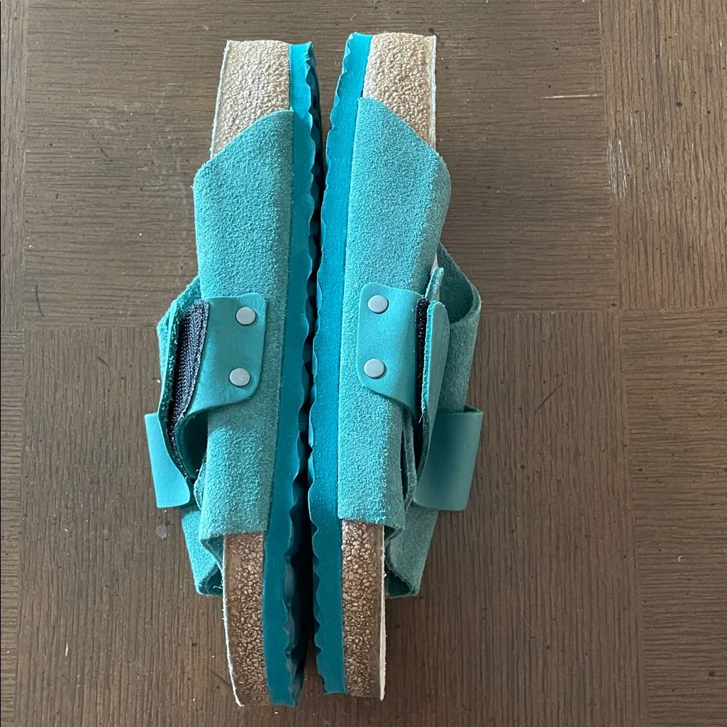 NWOT Birkenstock Women's Sandals Kyoto Nubuck-Suede Leather Size 39 8-8.5 - Image 10