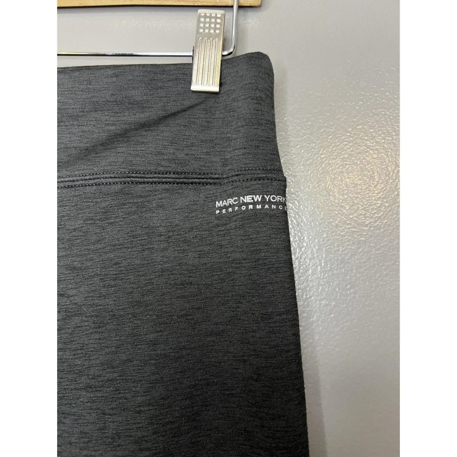 Marc New York Performance Leggings Womens Large Gray Ankle Skinny Athletic Yoga - Image 3