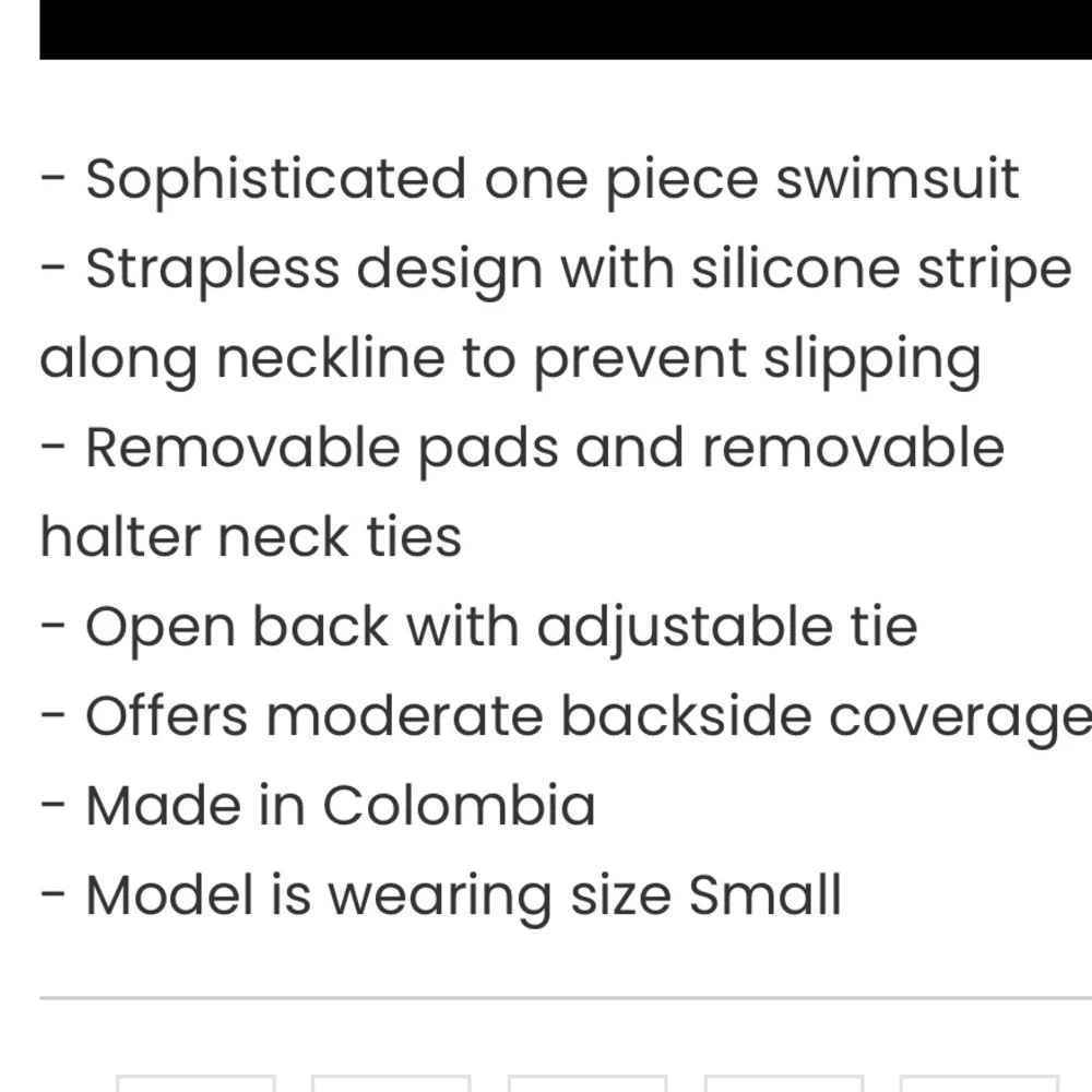 Kibys One Piece Swimsuit Watercolor M Blue Tropical NWT Halter Strapless Size M - Image 4