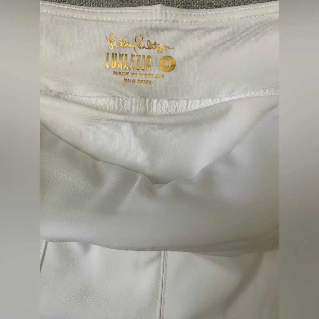 Lilly Pulitzer UPF 50+ Luxletic 5 Frazer Shorts Skort White Size 6 NWT Golf - Image 7