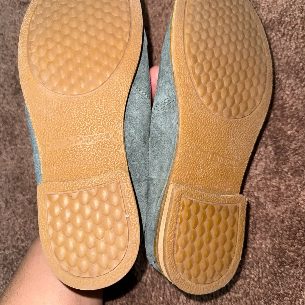 Hush Puppies‎ Analise Clever Vintage Indigo Blue Suede Slip - Image 8