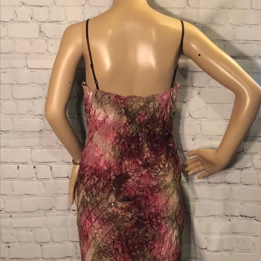 V.O.V.O. Asymmetrical Artsy Boho Cocktail Dress L Vintage Late 1990s Size L - Image 6
