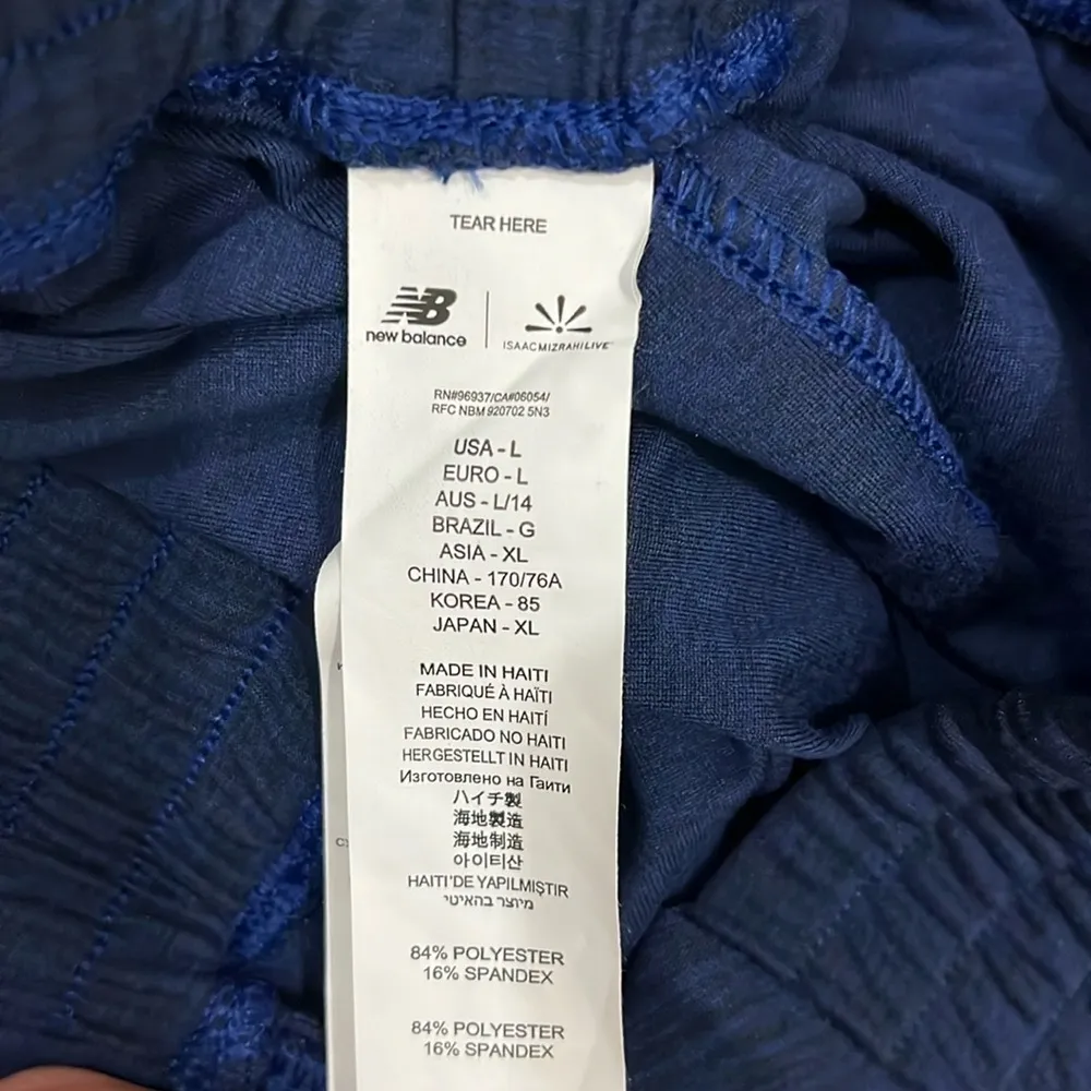 x Isaac Mizrahi Live Navy Space Dyed Speed Jogger Pants Large - Image 10