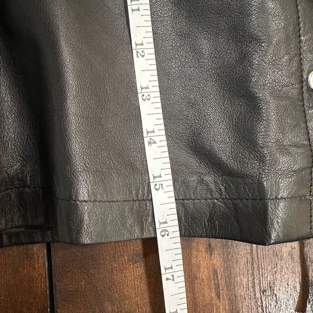 Vintage Women's Leather Lined Lace Up Side Mini A - Image 9