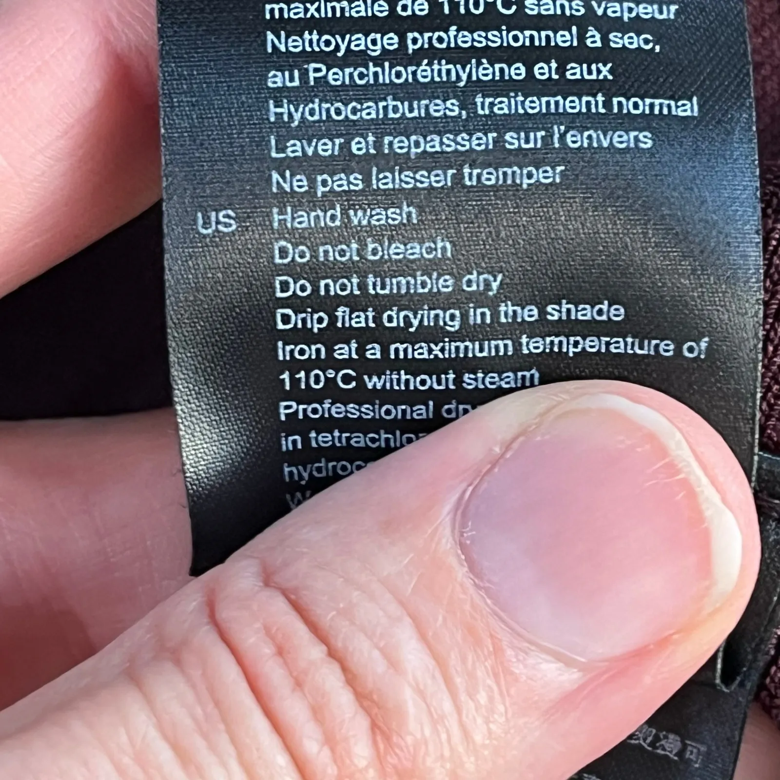 Sandro Women's Burgundy Ribbed Knit Long Sleeve Mini Dress Size XS - Image 11