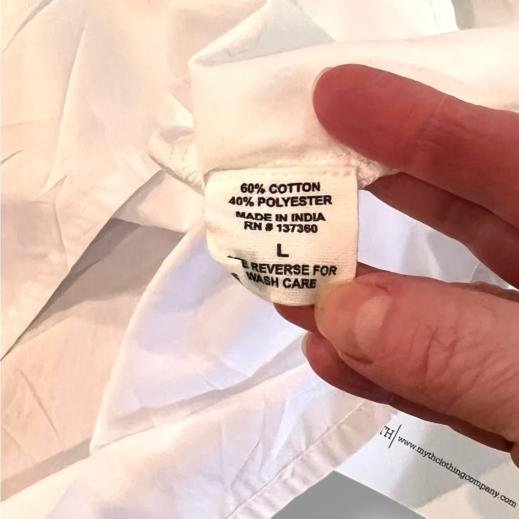 NEW! Live 4 Truth Women Button Up Large White W/ Rhinestone Embellishment NWT - Image 4