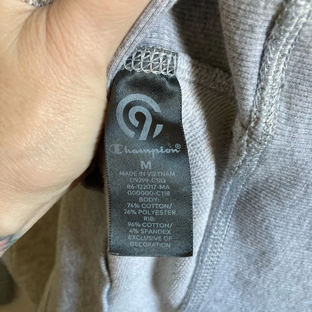 🌞C9 by Champion Gray Long Sleeve Oversized Hoodie Sweatshirt Size M - Image 4