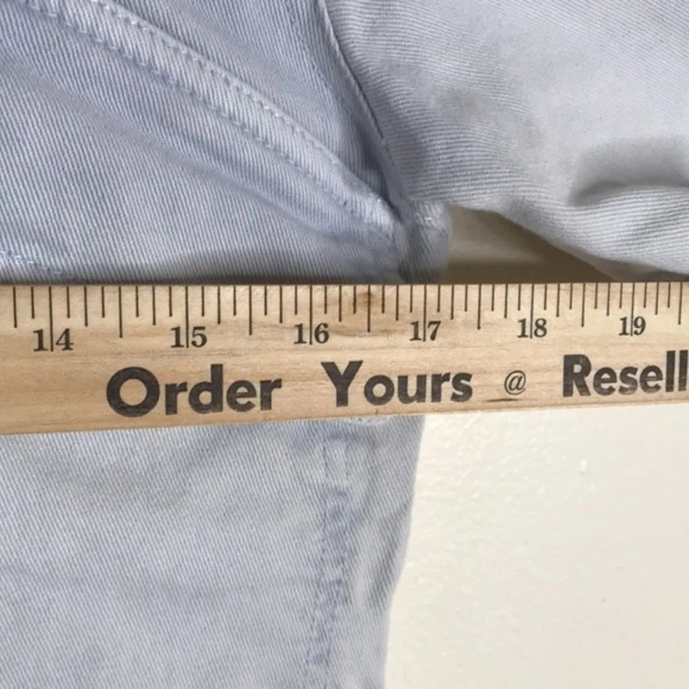 Faherty Blythe Jumpsuit Coverall Light Indigo Wash Denim size xs - Image 10