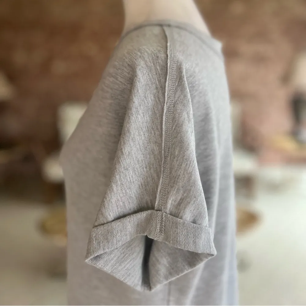 Sam Edelman Dress Asymmetrical HemTerry Cloth Knit S Short Sleeve Casual Preppy - Image 9