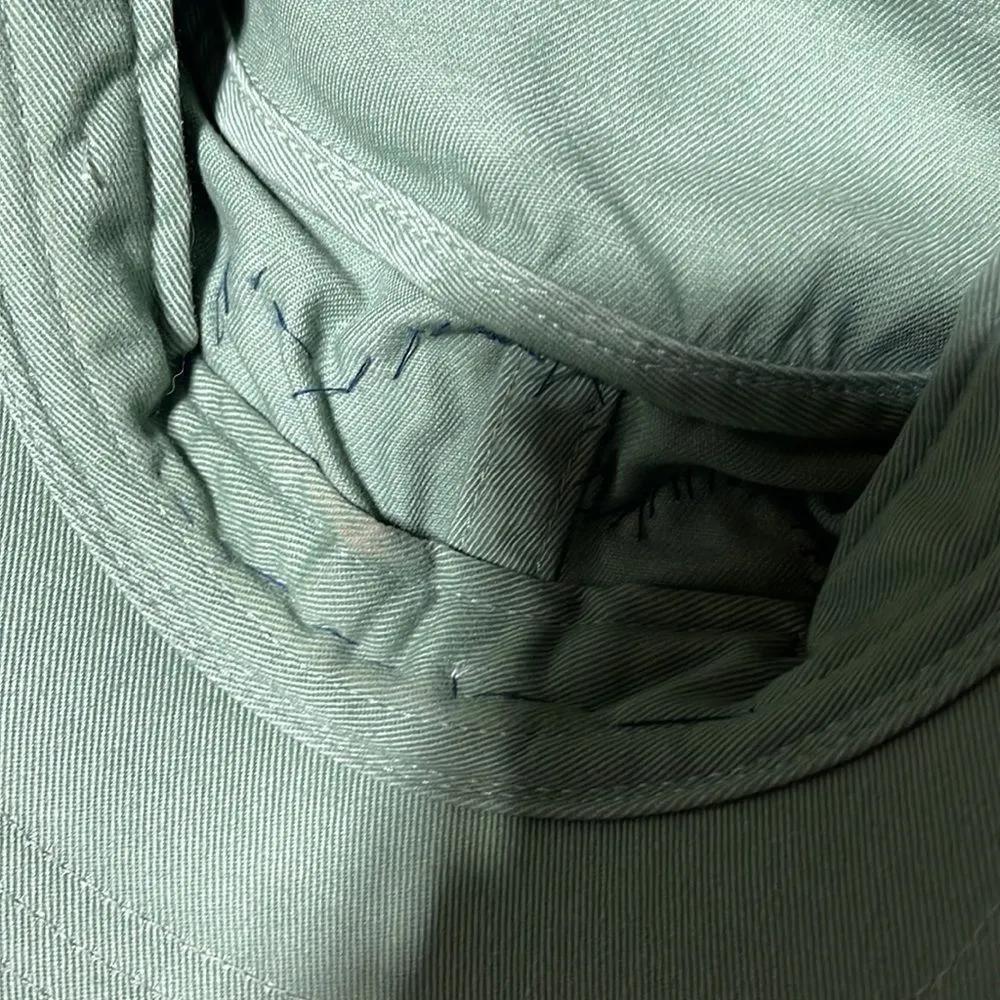 Gap Irish Pageboy Hat Army Green w/Golden IRISH writing M/L - Image 10