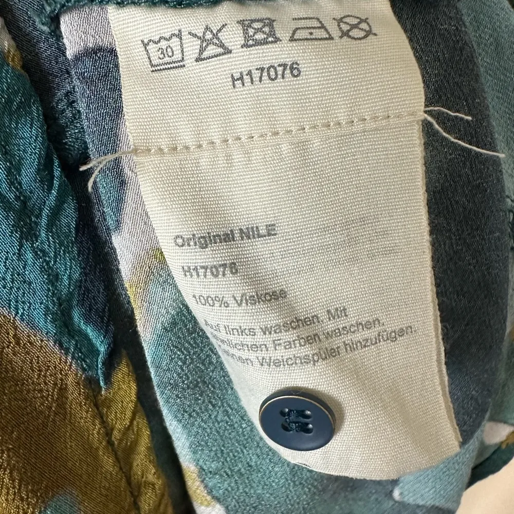 NILE Kaftan Maxi Dress 3/4 Sleeve Resort Travel Casual Size XL Green - Image 3