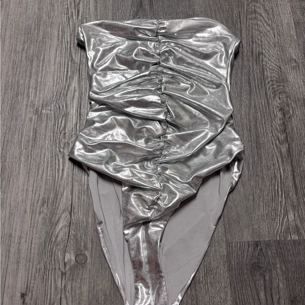 WeWoreWhat Ruched One Piece Swimsuit - Image 2