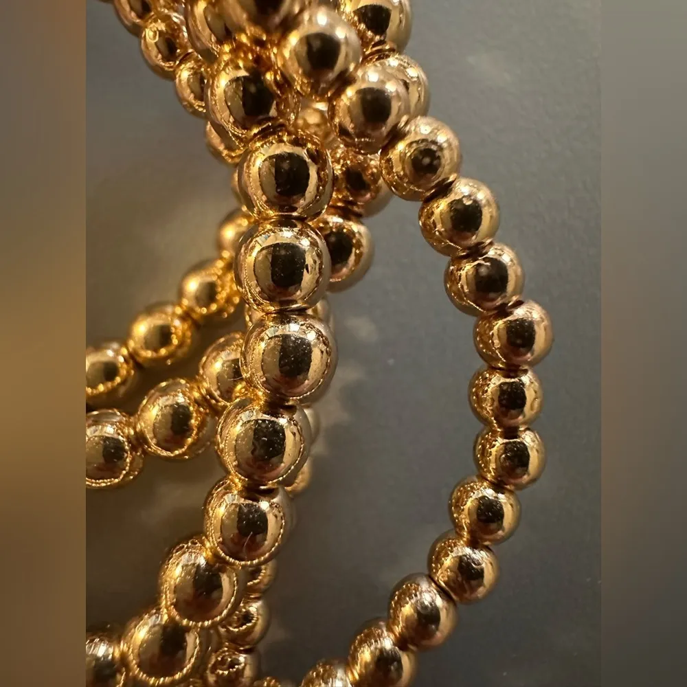 8 Other Reasons Gold Beaded Bracelets NWT - Image 5