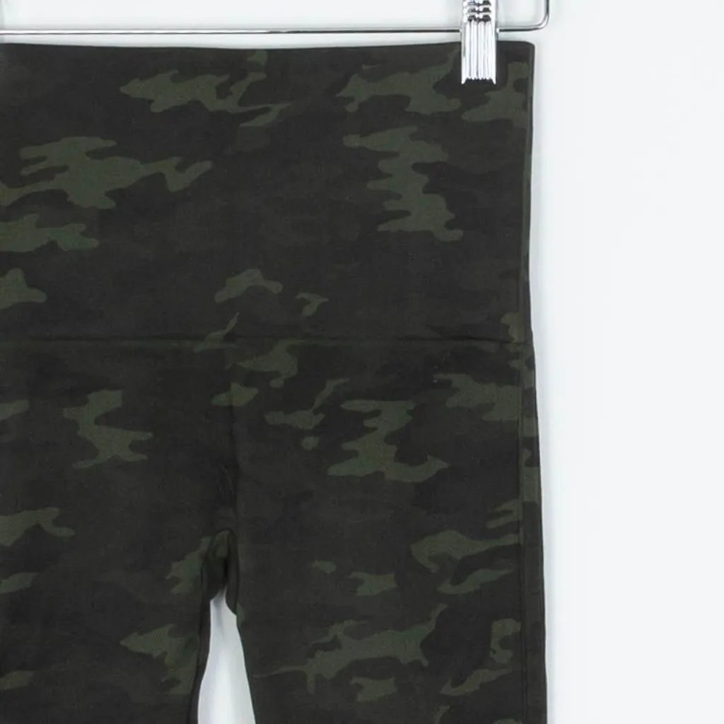 Spanx Womens‎ Look At Me Now Seamless Camo Leggings Size M Green Stretch Lounge - Image 5