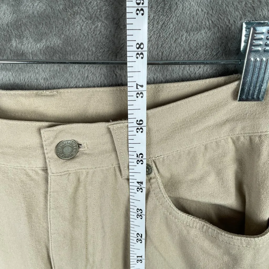 Lauren Jeans Co Ralph Lauren Khaki Pants Women’s 4P Petite Light Tan Stretch - Image 6