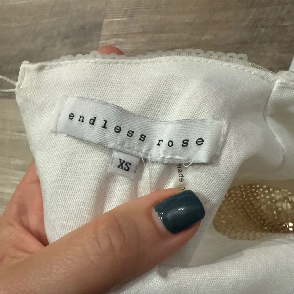 Endless Rose sequin White Dress - Image 2