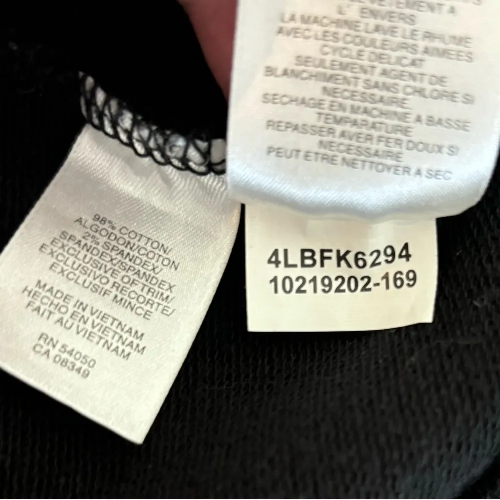 Jones New York Signature Women’s Front Zip Knit  Jacket Black Size Petite Medium - Image 5