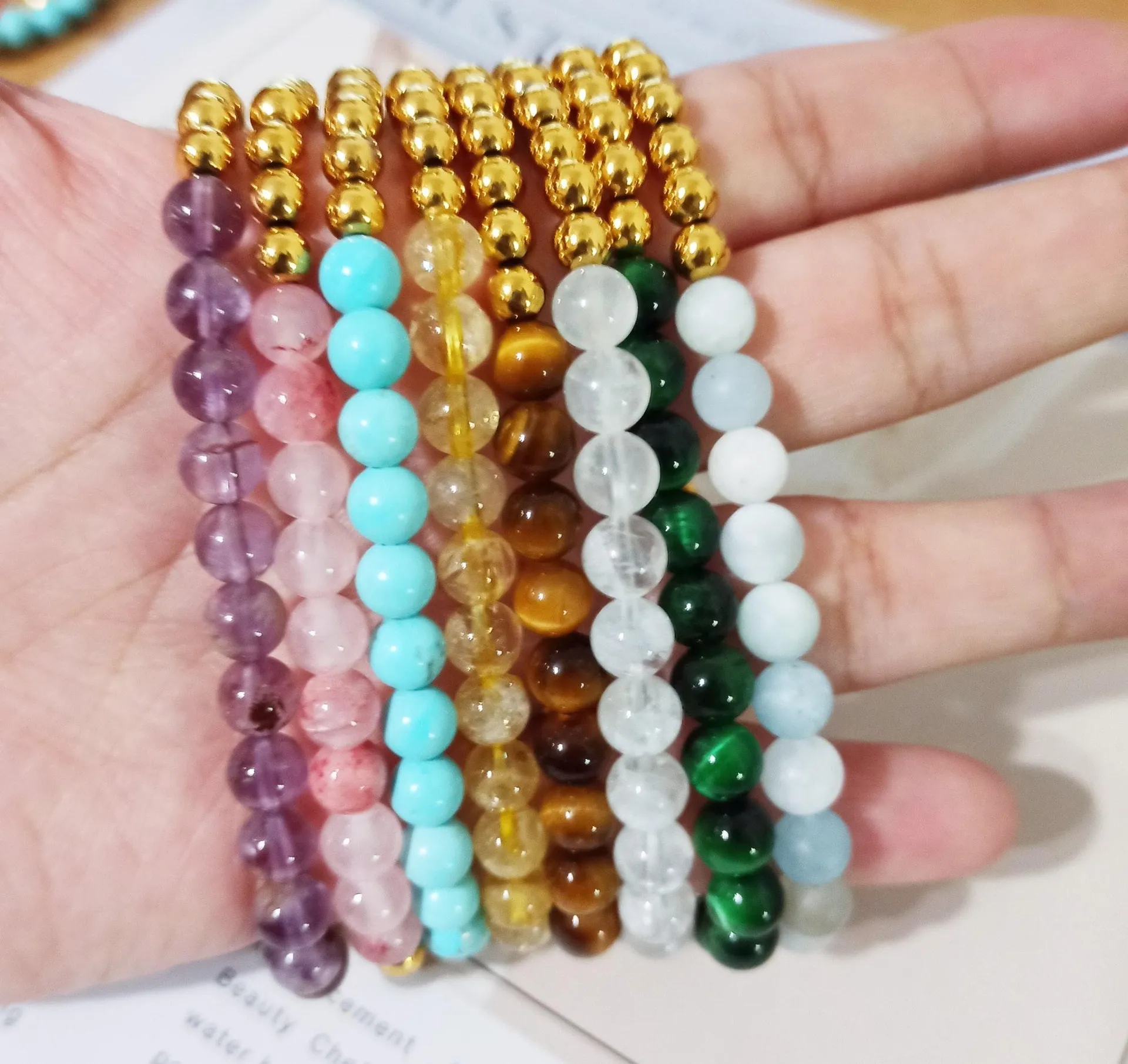 Bracelet Stack Set {3} Gold - Image 5