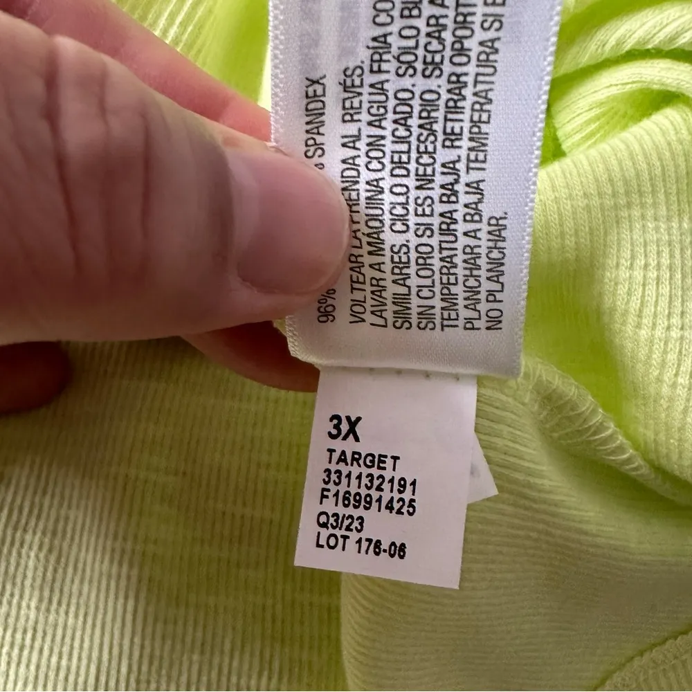 Wild Fable New Vibrant Yellow Long Sleeve Top Size 3X - Image 7