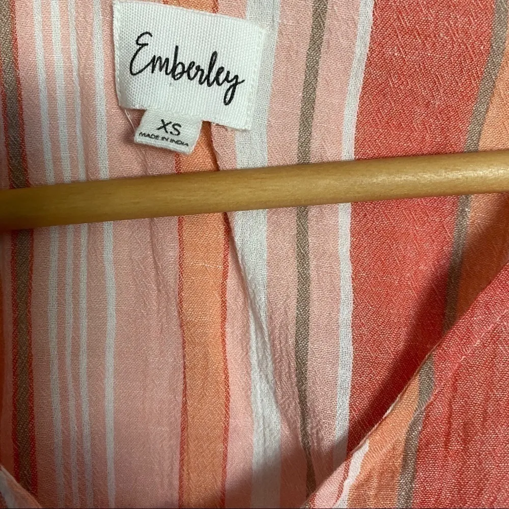 Downeast Emberely Peplum Top with Pom Pom’s - Image 5