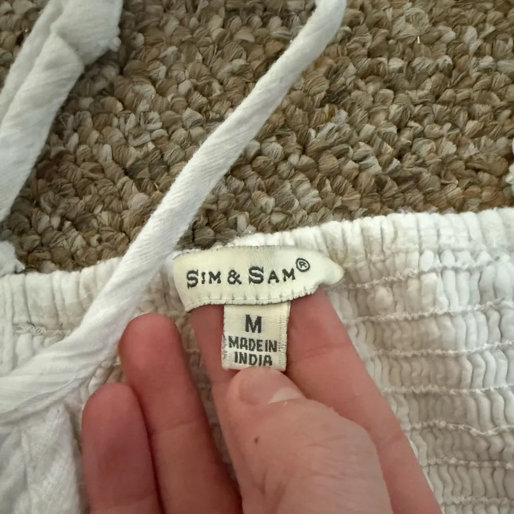 Halter White Mini Dress (M) - Sim & Sam - Spring Fling! - Image 3