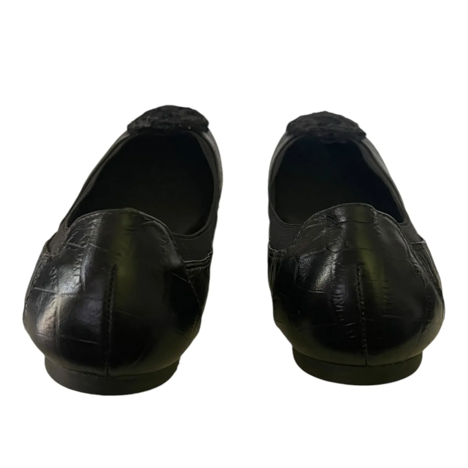 Kate Spade Black Leather Slip On Ballet Flats Size 6.5 - Image 5