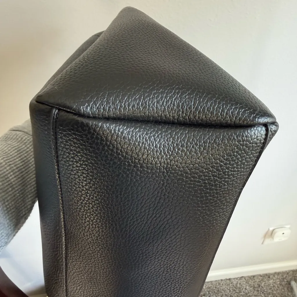 Nanette Lepore Black Leather Tote - Image 6