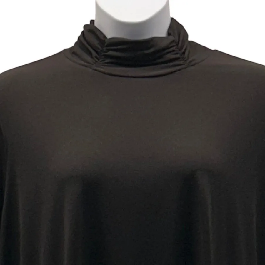 Susan Graver Turtleneck Top Black 3X - Image 3