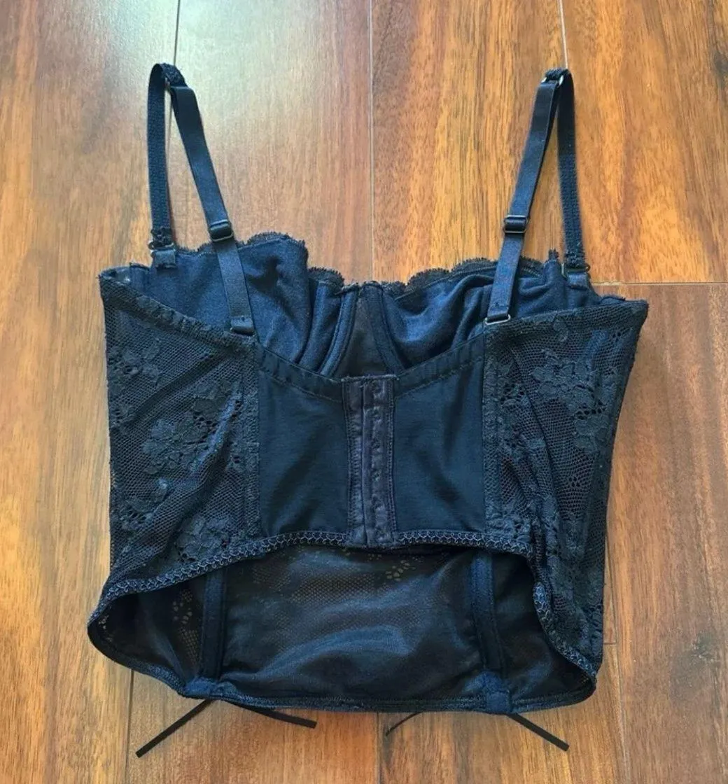 Black Lace Corset - Image 3