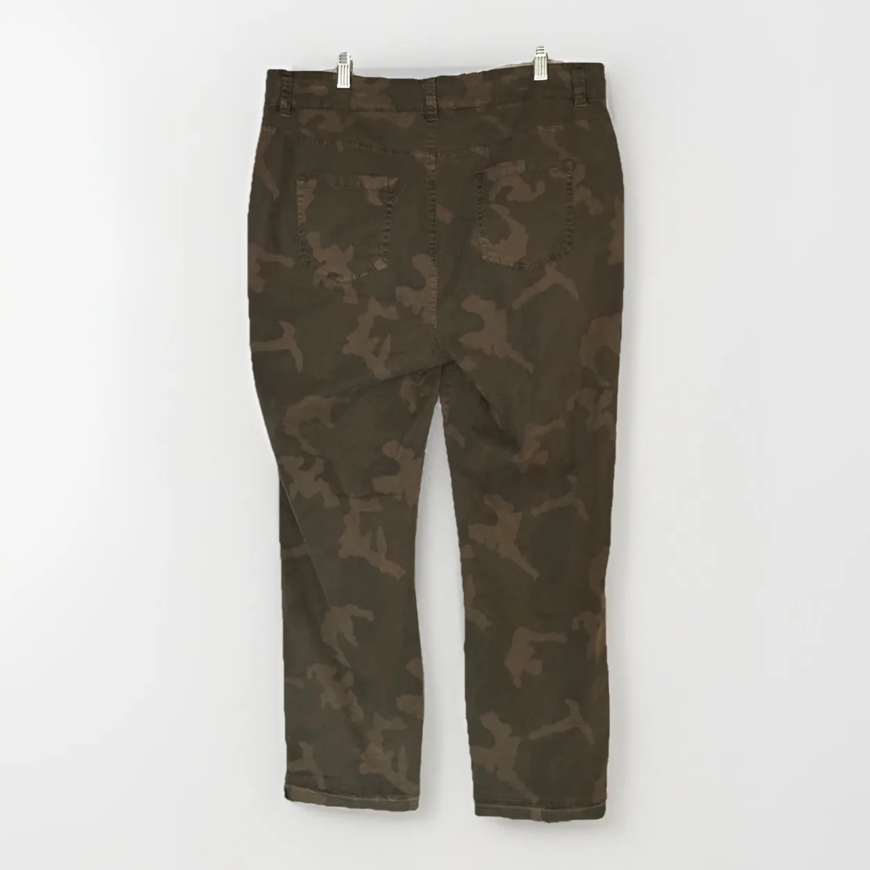 Wearables Women's Camo Pants Large Brown Green Stretch Casual Utility Army - Image 2