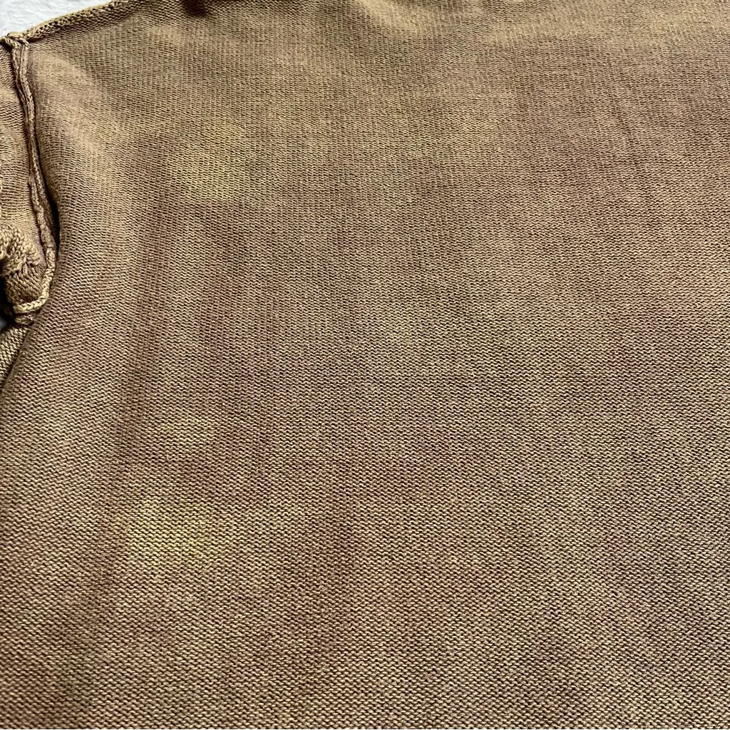 POL sweater L olive green brown chunky oversized knit - Image 7