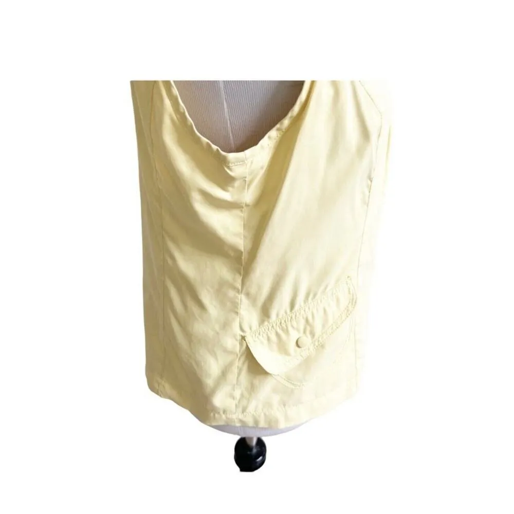 EP Pro Women’s Yellow Golf Vest Size Medium Polyester Nylon Outdoor - Image 3