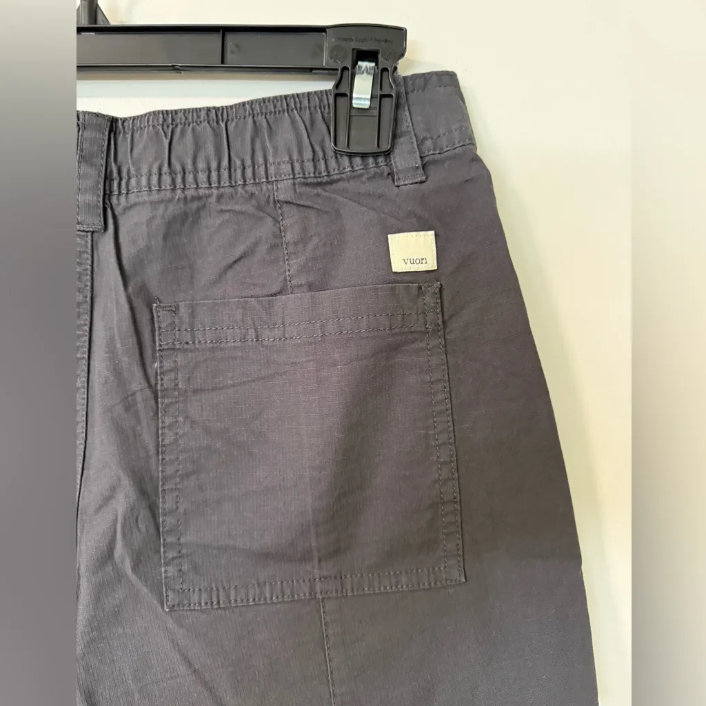 NWT Vuori Vintage Ripstop Utility Short in Charcoal Size S - Image 9