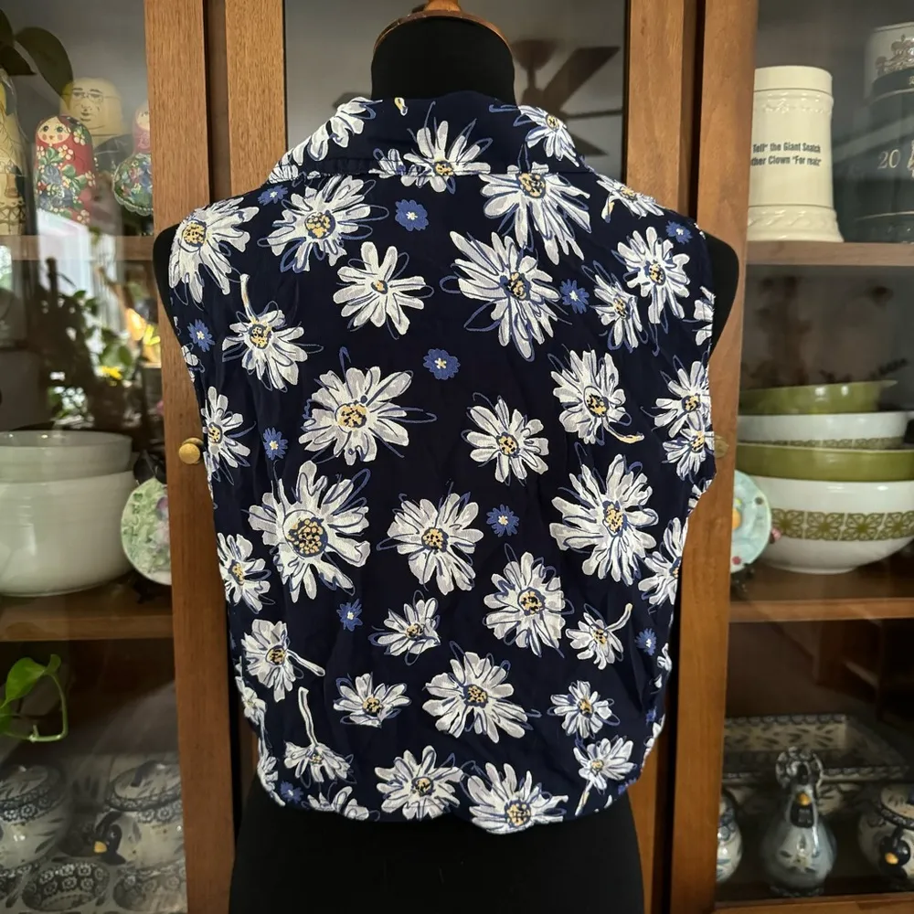 Vintage 90’s Downtown Daisy Button Down Tie - Image 5