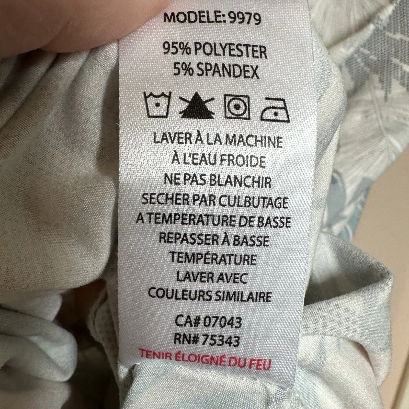 Tahari Dress Lg Sleeveless Pullover Midi Stretchy Tropical Palm Leaves Hawaiian - Image 8