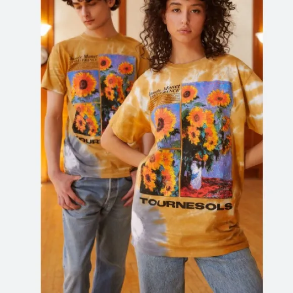 NWOT Unisex Claude Monet the die oversized T shirt size XL Size M - Image 6