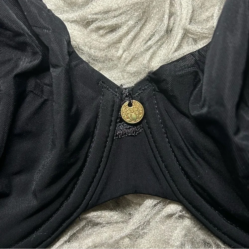 NEW Natori Pure Luxe Balconette black bra size 36D - Image 4