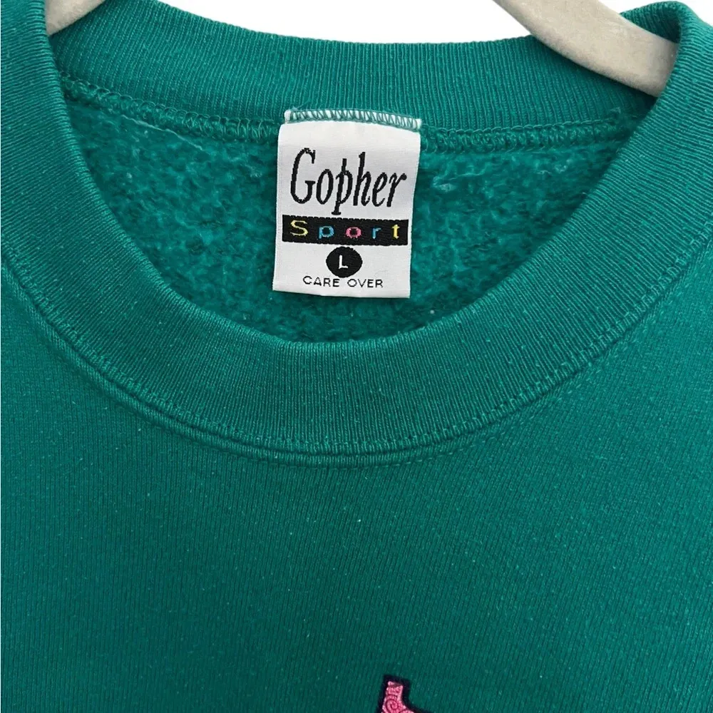 Vintage Oskhosh, Wisconsin 90’s Crewneck L Blue Size L - Image 2