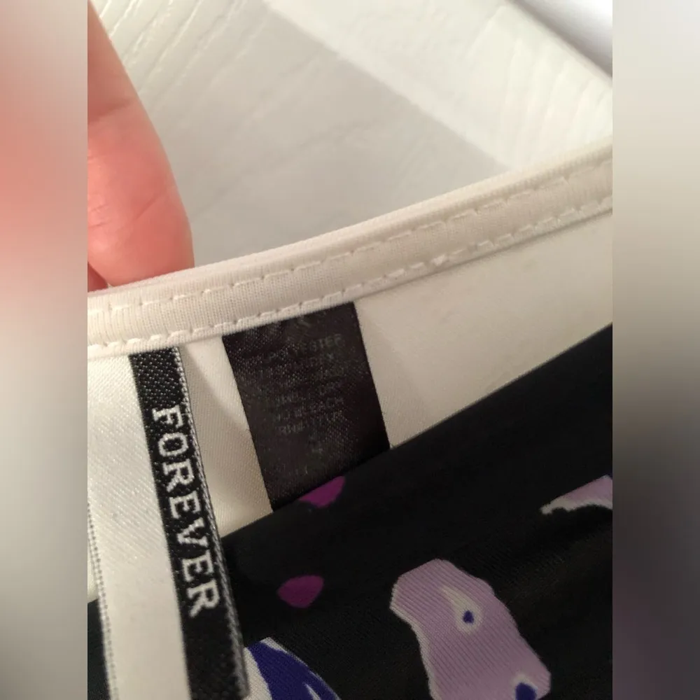 Forever 21 Abstract Maxi Dress unique women size small stretch - Image 8