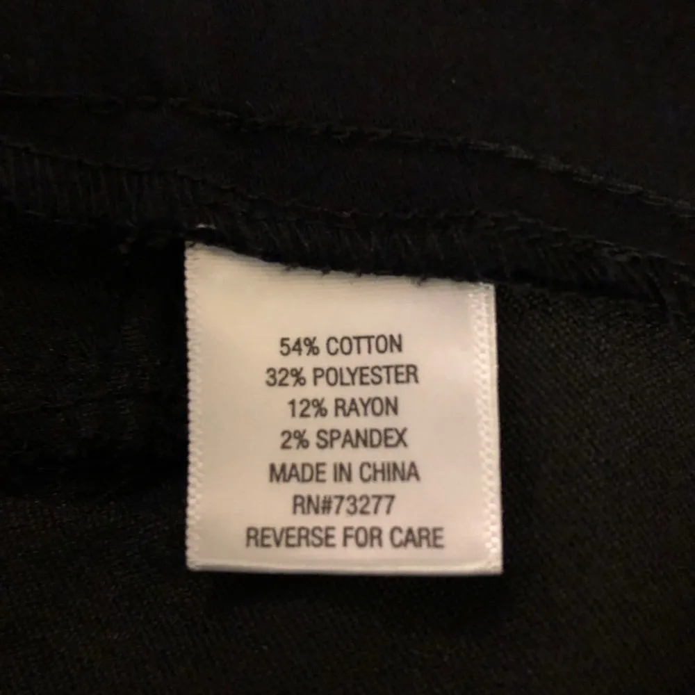 CROFT & BARROW Bermuda Shorts Size 4 Regular Black Pull On Womens New - Image 11