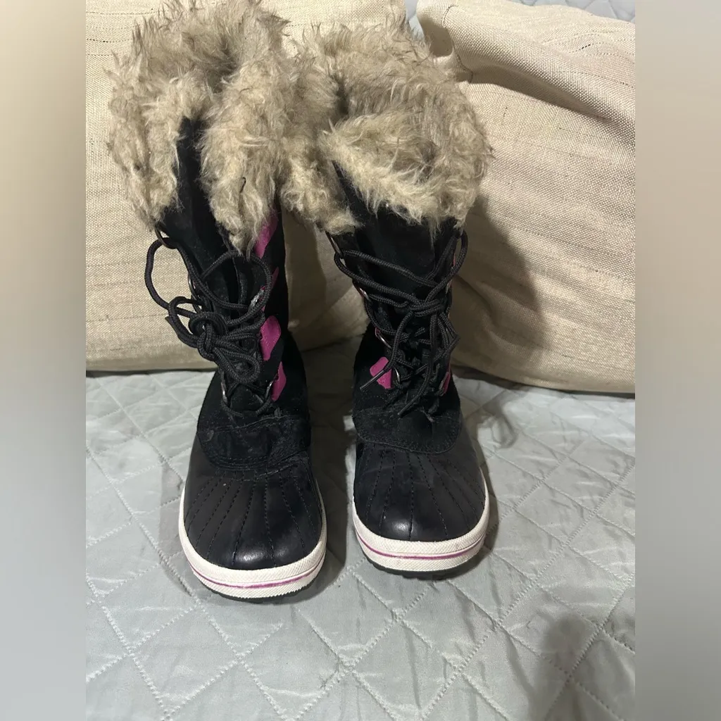 Circo Black and Purple Winter Boots Size 6 - Image 5