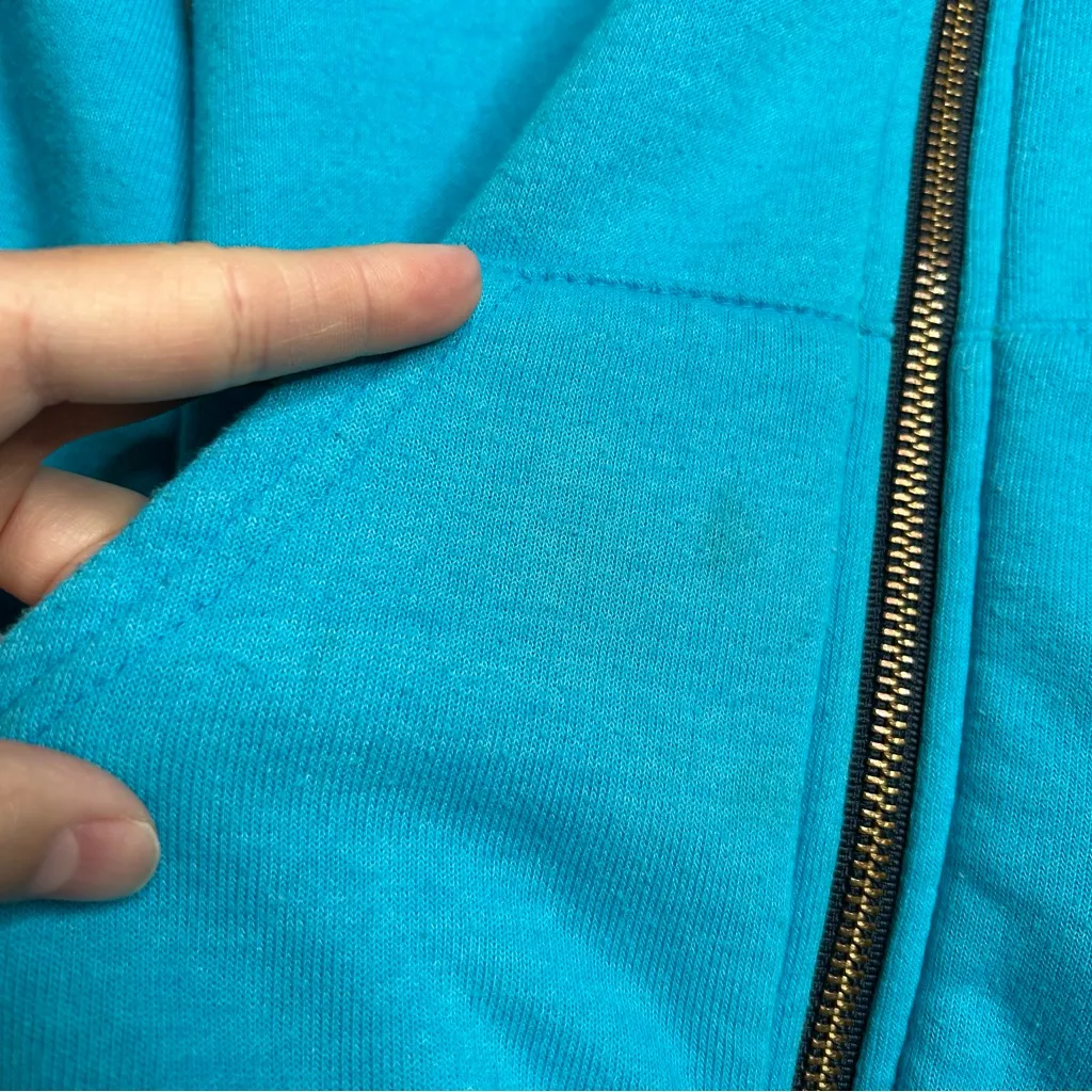 Aviator Nation full zip hoodie blue medium - Image 5